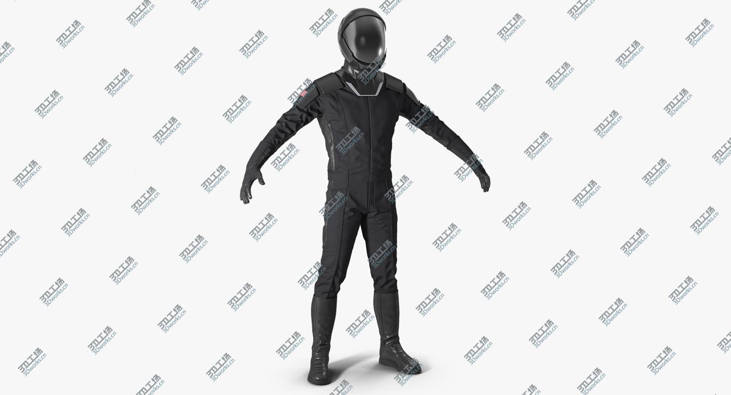 images/goods_img/202104094/Sci Fi Astronaut Suit Black 3D Model 3D model/2.jpg